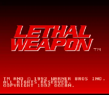 Lethal Weapon (Europe) screen shot title